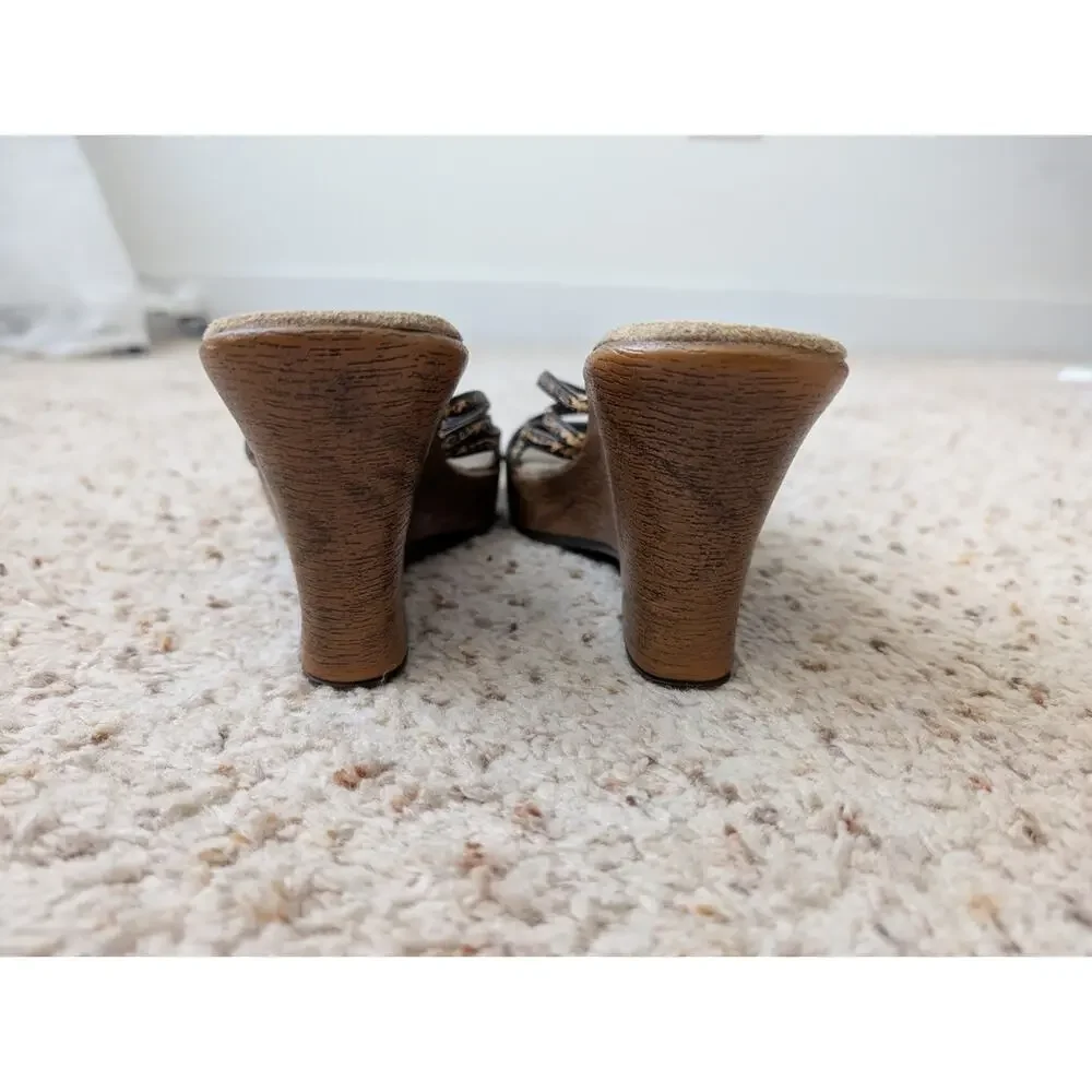 Gitano vintage wedge heel sandals